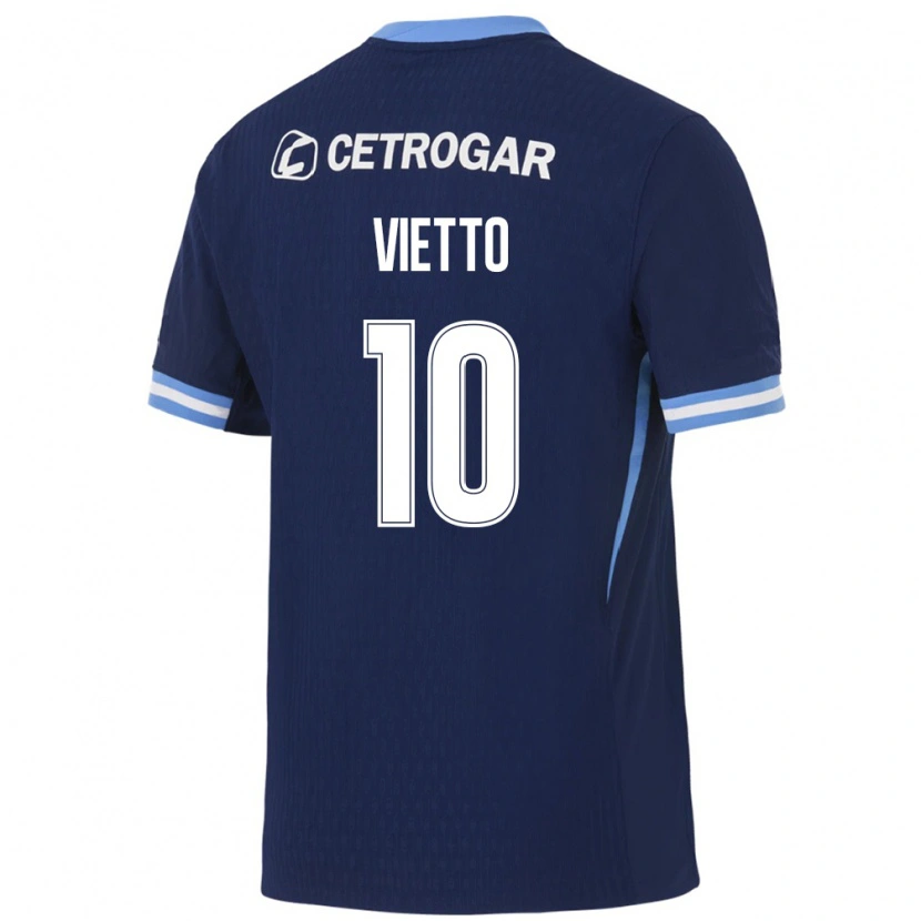 Danxen Homem Camisola Luciano Vietto #10 Azul Real Azul Claro Branco Alternativa 2026/27 Camisa
