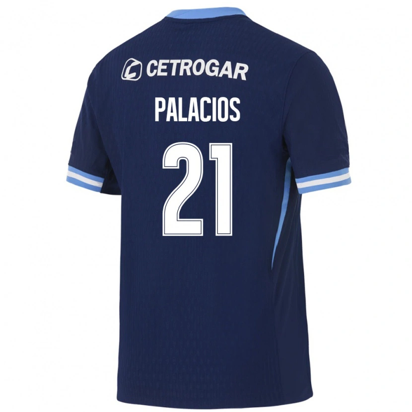 Danxen Homem Camisola Sofía Palacios #21 Azul Real Azul Claro Branco Alternativa 2026/27 Camisa