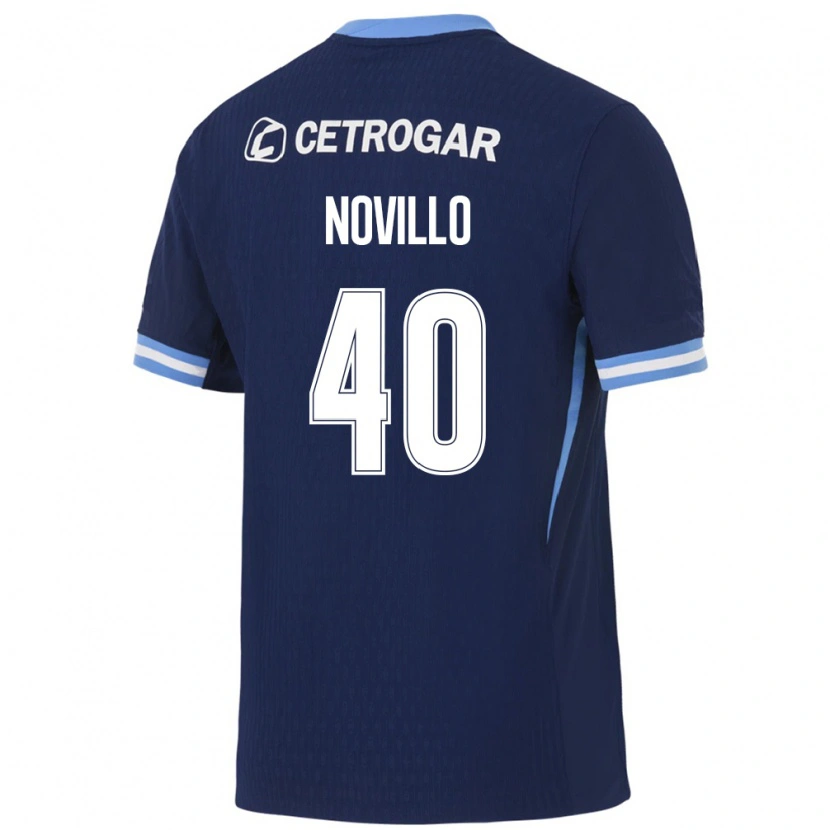 Danxen Homem Camisola Joaquin Novillo #40 Azul Real Azul Claro Branco Alternativa 2026/27 Camisa
