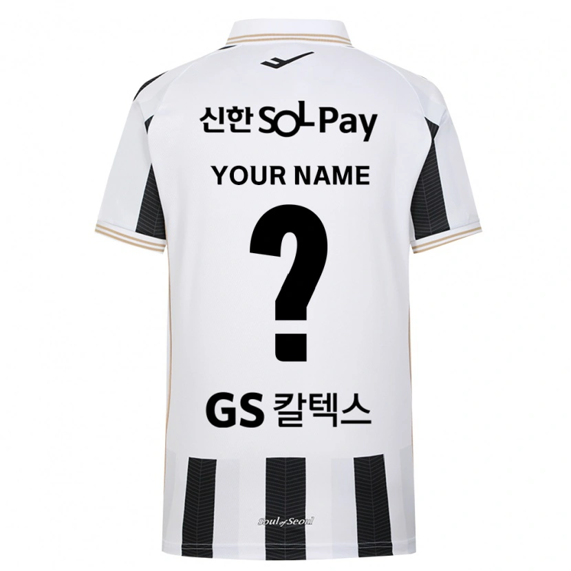 Danxen Homem Camisola Seu Nome #0 Branco Preto Alternativa 2026/27 Camisa