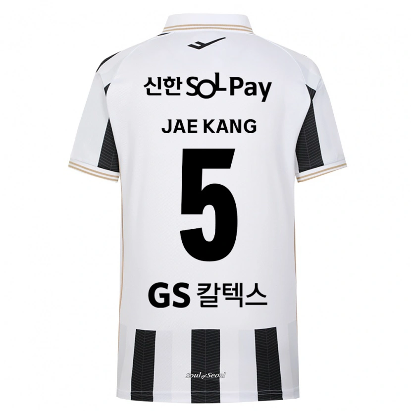 Danxen Homem Camisola Jae-Kang Kim #5 Branco Preto Alternativa 2026/27 Camisa