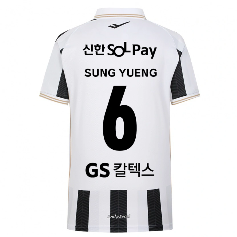 Danxen Homem Camisola Sung-Yueng Ki #6 Branco Preto Alternativa 2026/27 Camisa