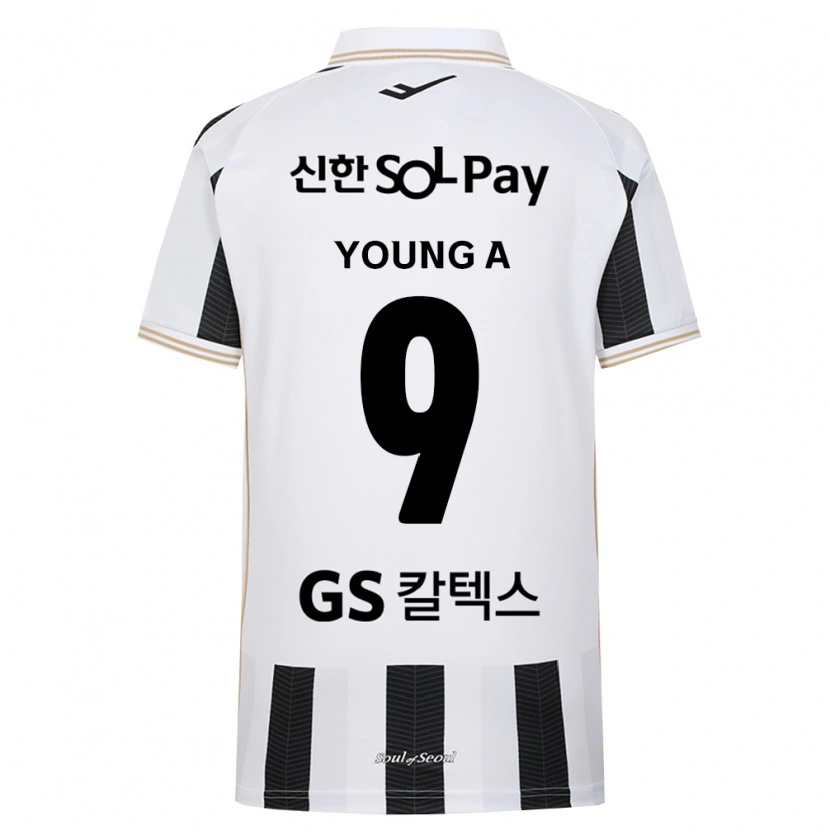 Danxen Homem Camisola Young-A Yoo #9 Branco Preto Alternativa 2026/27 Camisa