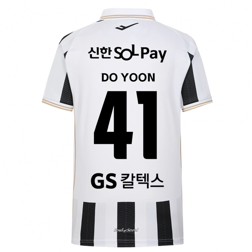 Danxen Homem Camisola Do-Yoon Hwang #41 Branco Preto Alternativa 2026/27 Camisa