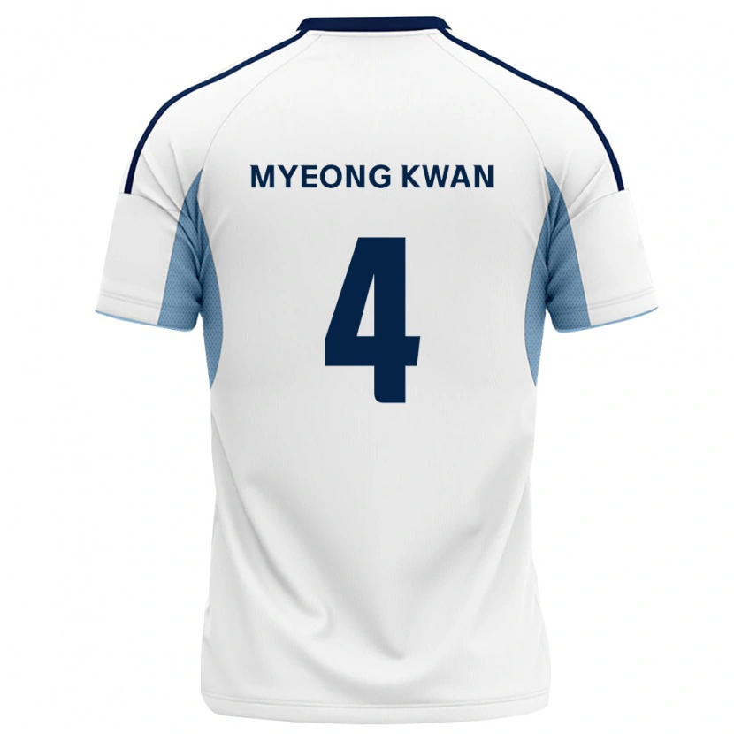 Danxen Homem Camisola Myeong-Kwan Seo #4 Azul Real Branco Alternativa 2026/27 Camisa
