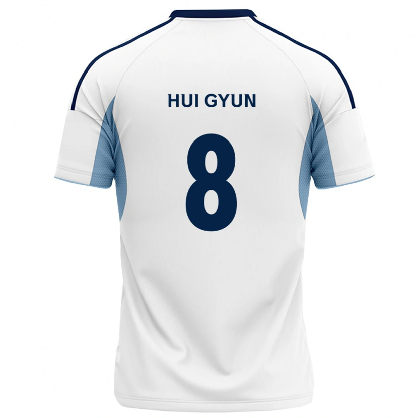 Danxen Homem Camisola Hui-Gyun Lee #8 Azul Real Branco Alternativa 2026/27 Camisa