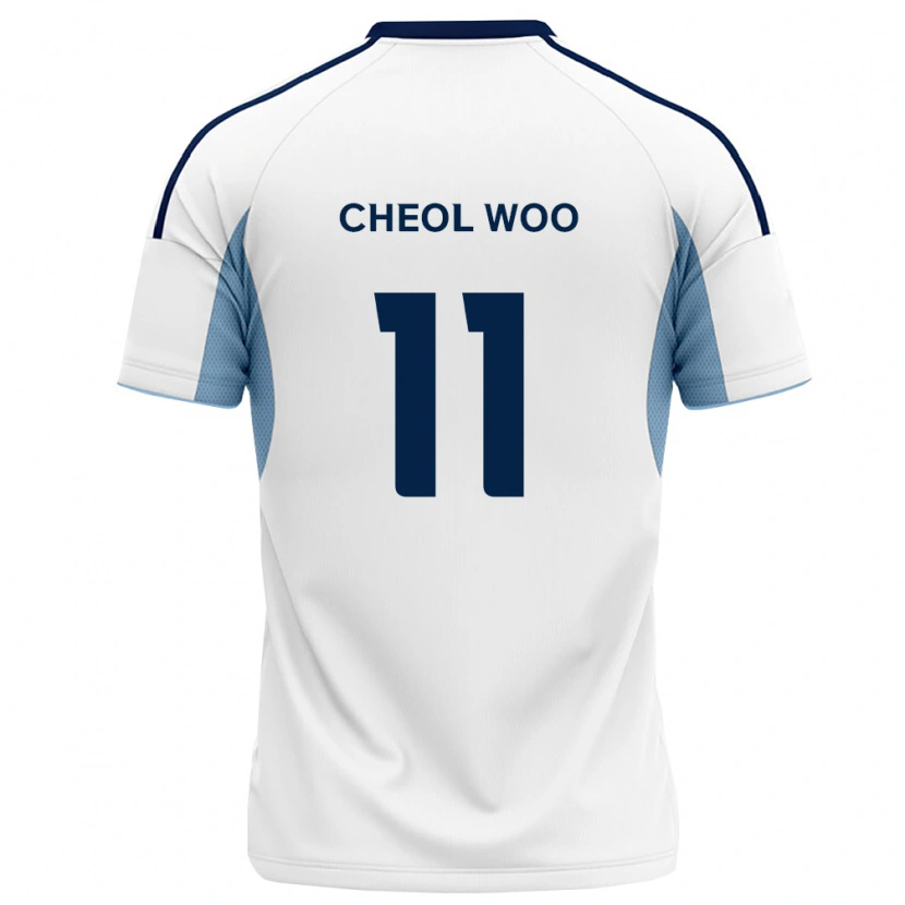 Danxen Homem Camisola Cheol-Woo Ahn #11 Azul Real Branco Alternativa 2026/27 Camisa