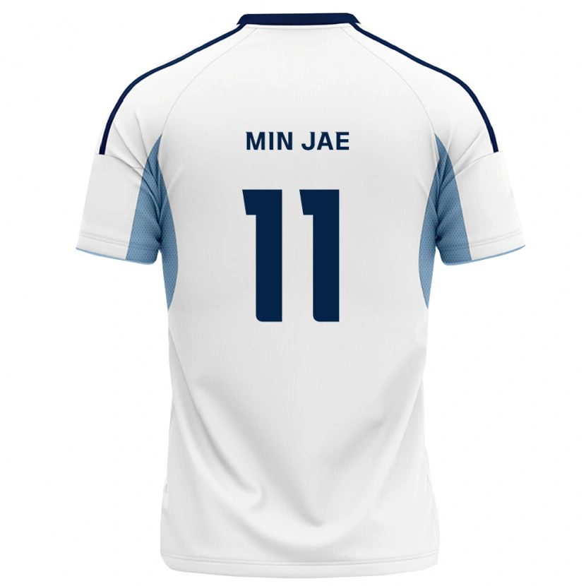 Danxen Homem Camisola Min-Jae Jo #11 Azul Real Branco Alternativa 2026/27 Camisa