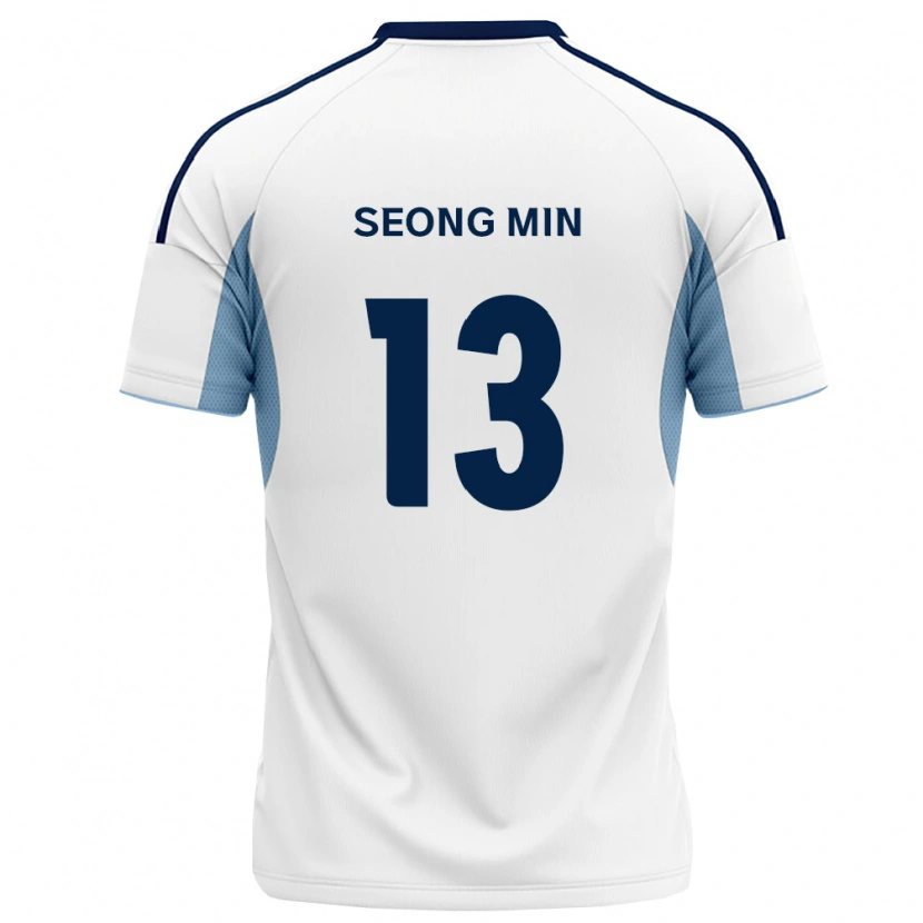 Danxen Homem Camisola Seong-Min Ryu #13 Azul Real Branco Alternativa 2026/27 Camisa