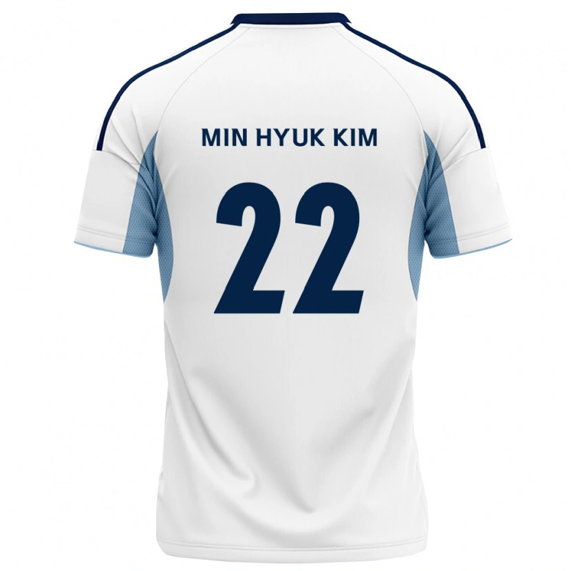 Danxen Homem Camisola Min-Hyuk Kim #22 Azul Real Branco Alternativa 2026/27 Camisa