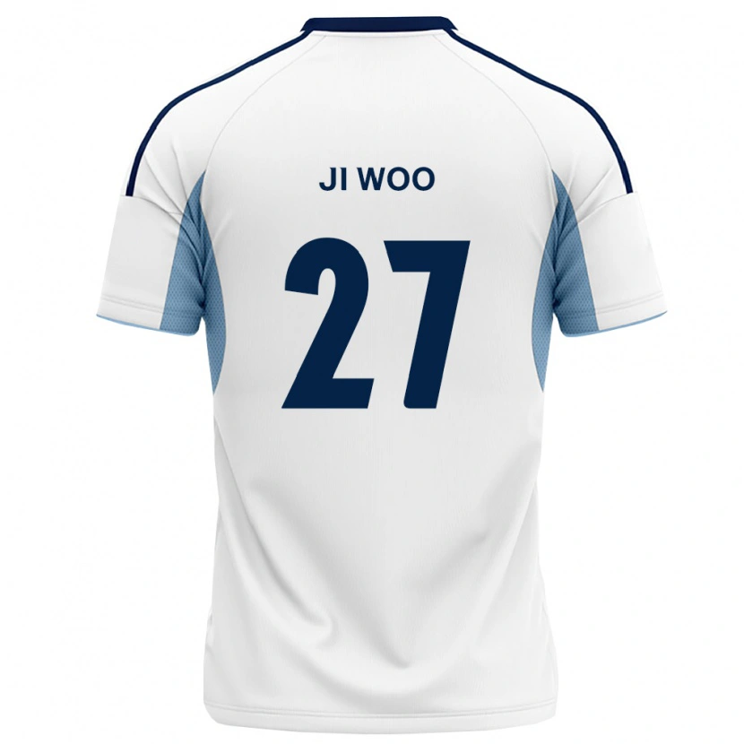 Danxen Homem Camisola Ji-Woo Lee #27 Azul Real Branco Alternativa 2026/27 Camisa
