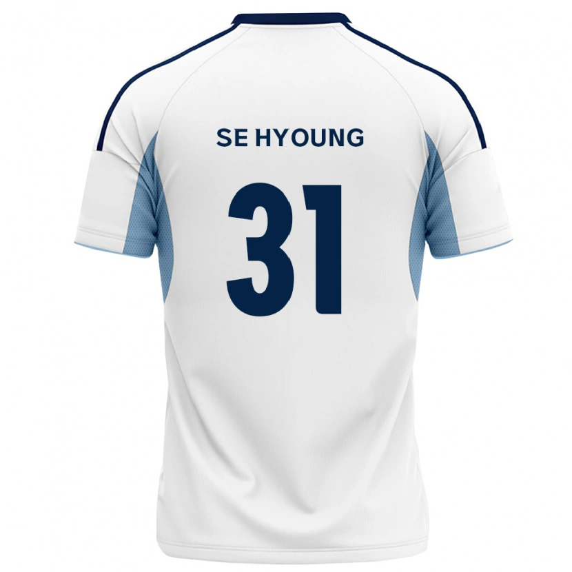 Danxen Homem Camisola Se-Hyoung Kim #31 Azul Real Branco Alternativa 2026/27 Camisa