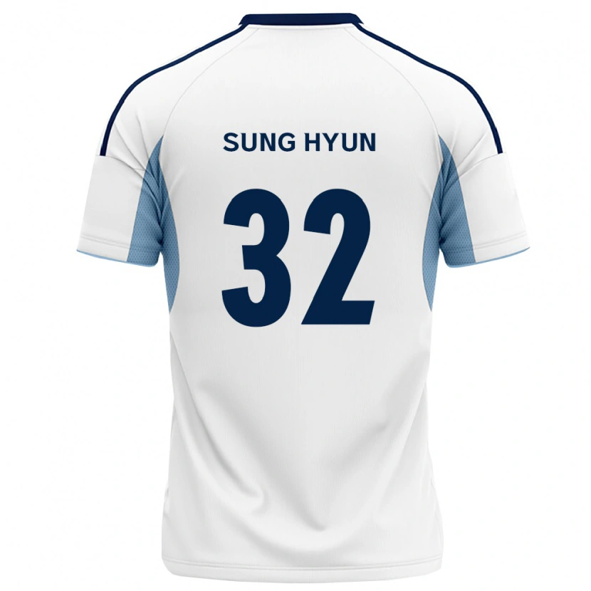 Danxen Homem Camisola Sung-Hyun Park #32 Azul Real Branco Alternativa 2026/27 Camisa