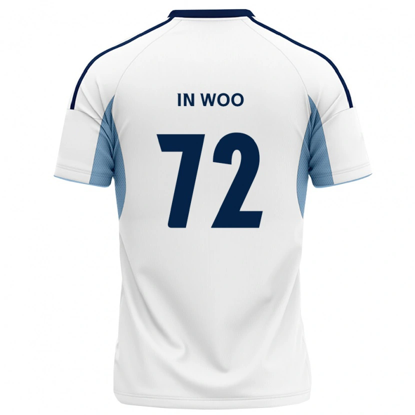 Danxen Homem Camisola In-Woo Back #72 Azul Real Branco Alternativa 2026/27 Camisa