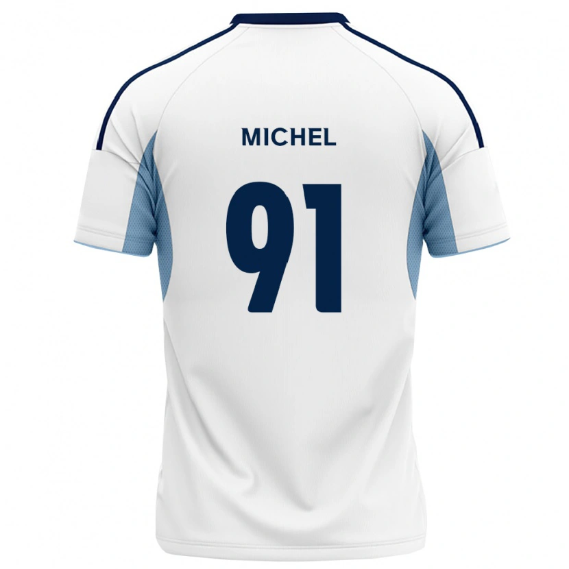 Danxen Homem Camisola Benji Michel #91 Azul Real Branco Alternativa 2026/27 Camisa