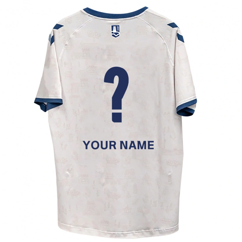 Danxen Homem Camisola Seu Nome #0 Azul Real Branco Alternativa 2026/27 Camisa