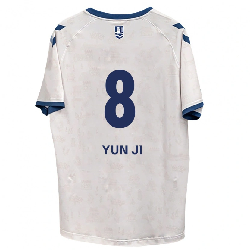 Danxen Homem Camisola Yun-Ji Kim #8 Azul Real Branco Alternativa 2026/27 Camisa