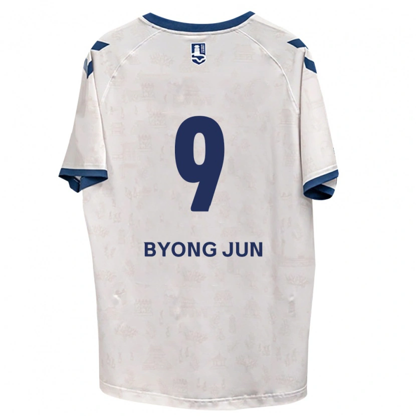 Danxen Homem Camisola Byong-Jun An #9 Azul Real Branco Alternativa 2026/27 Camisa
