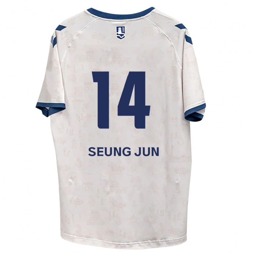Danxen Homem Camisola Seung-Jun Yeom #14 Azul Real Branco Alternativa 2026/27 Camisa