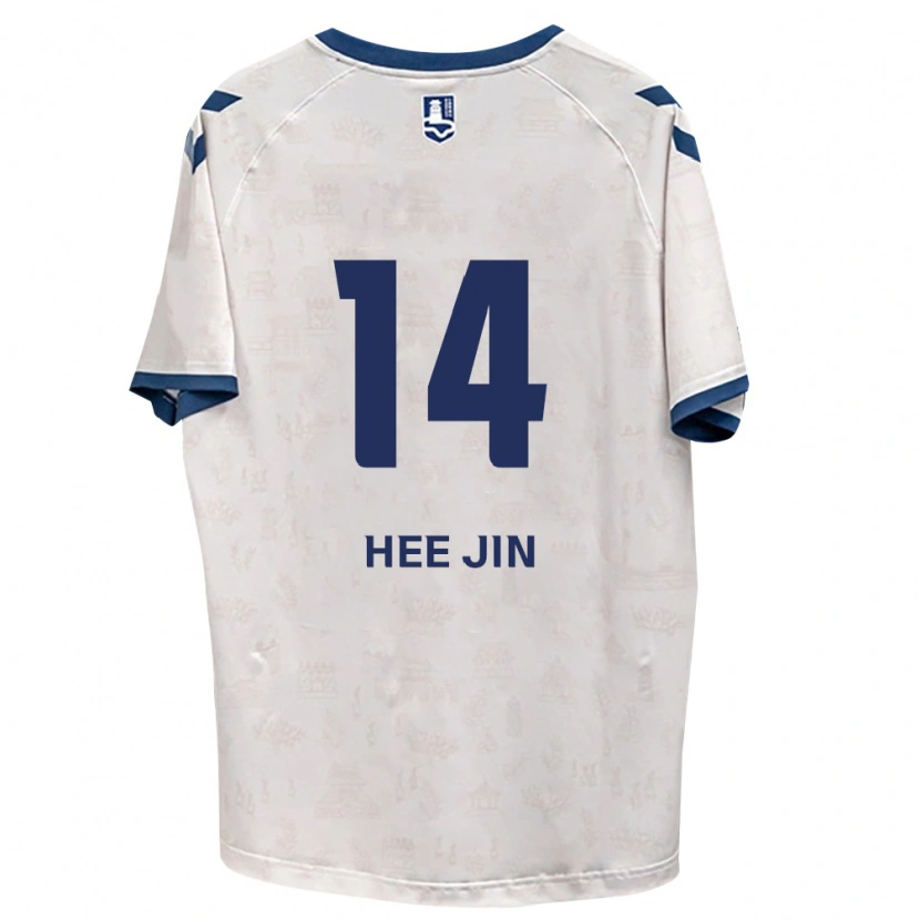 Danxen Homem Camisola Hee-Jin Eo #14 Azul Real Branco Alternativa 2026/27 Camisa