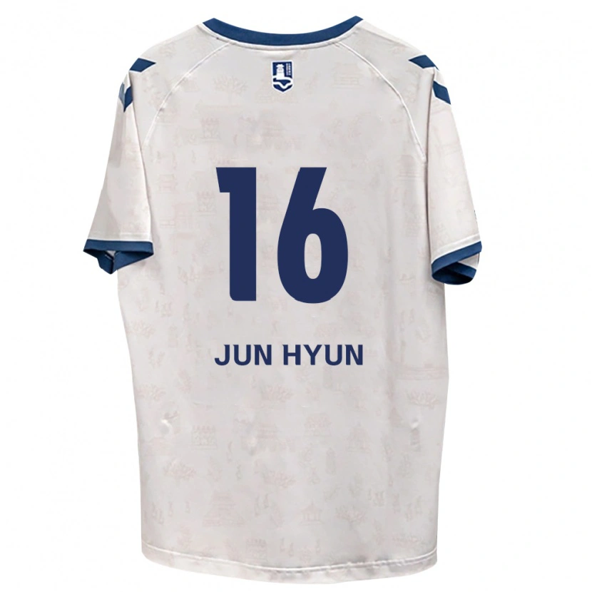 Danxen Homem Camisola Jun-Hyun Jo #16 Azul Real Branco Alternativa 2026/27 Camisa