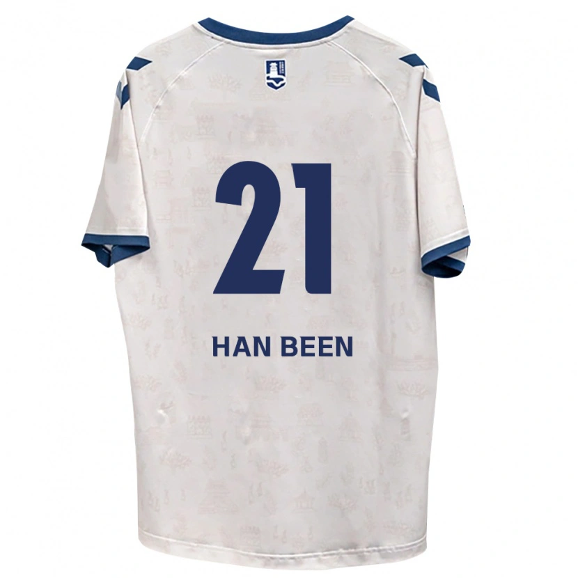Danxen Homem Camisola Han-Been Yang #21 Azul Real Branco Alternativa 2026/27 Camisa