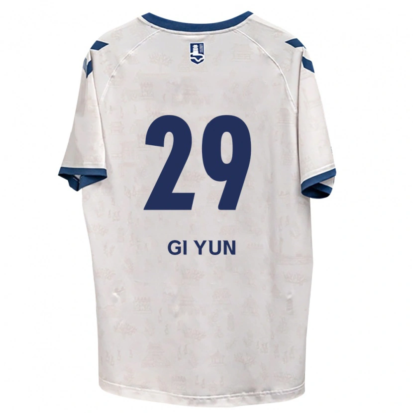 Danxen Homem Camisola Gi-Yun Choi #29 Azul Real Branco Alternativa 2026/27 Camisa