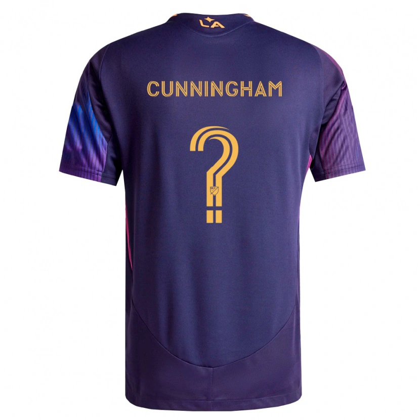Danxen Homem Camisola Joaquin Cunningham #0 Roxo Escuro Amarelo Alternativa 2026/27 Camisa