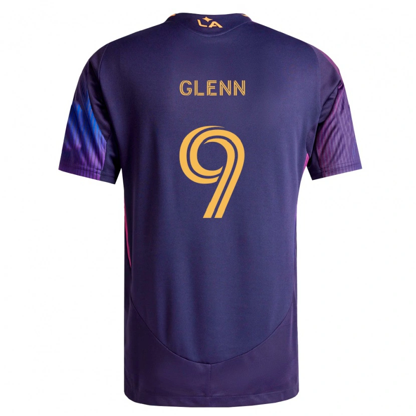 Danxen Homem Camisola Jordan Glenn #9 Roxo Escuro Amarelo Alternativa 2026/27 Camisa