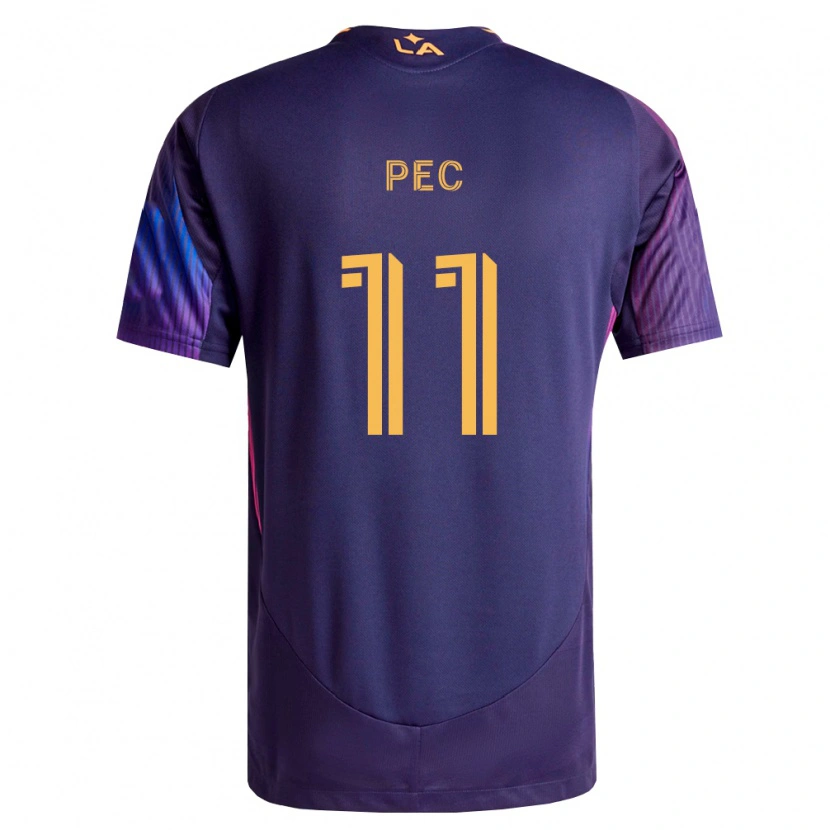 Danxen Homem Camisola Gabriel Pec #11 Roxo Escuro Amarelo Alternativa 2026/27 Camisa