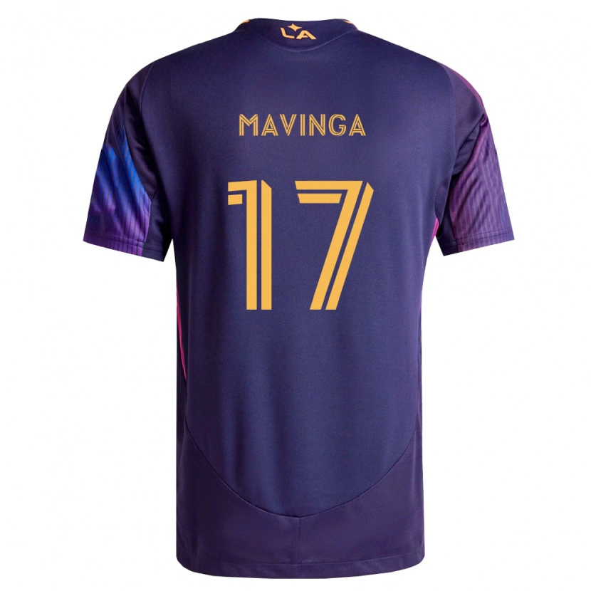Danxen Homem Camisola Chris Mavinga #17 Roxo Escuro Amarelo Alternativa 2026/27 Camisa