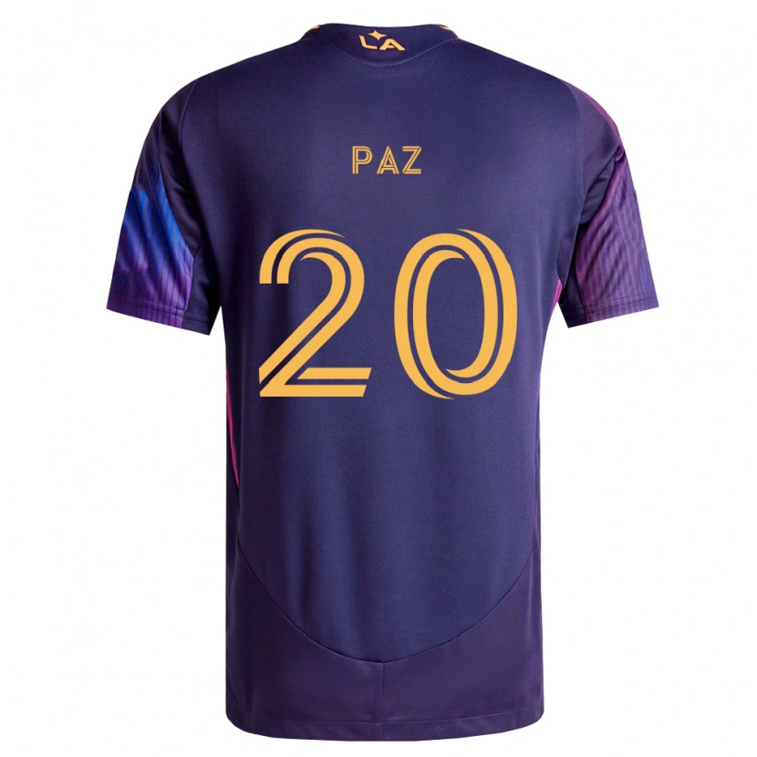 Danxen Homem Camisola Jaiden Paz #20 Roxo Escuro Amarelo Alternativa 2026/27 Camisa