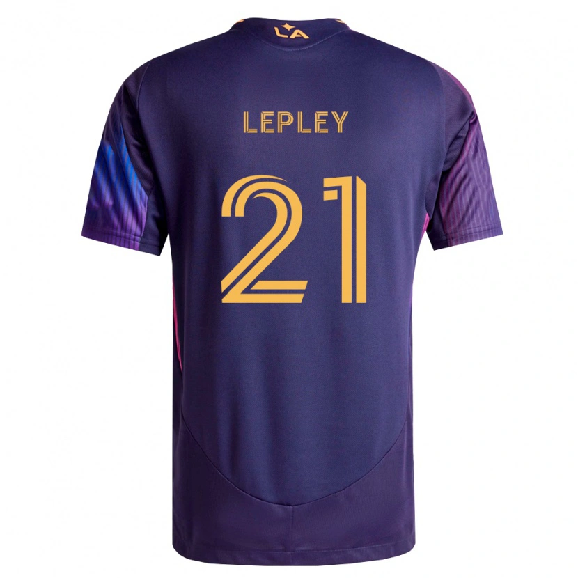 Danxen Homem Camisola Tucker Lepley #21 Roxo Escuro Amarelo Alternativa 2026/27 Camisa