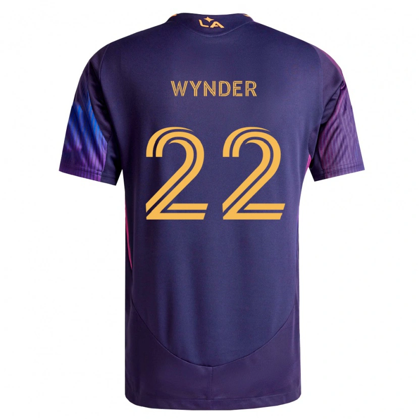 Danxen Homem Camisola Elijah Wynder #22 Roxo Escuro Amarelo Alternativa 2026/27 Camisa