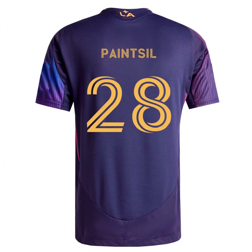 Danxen Homem Camisola Joseph Paintsil #28 Roxo Escuro Amarelo Alternativa 2026/27 Camisa
