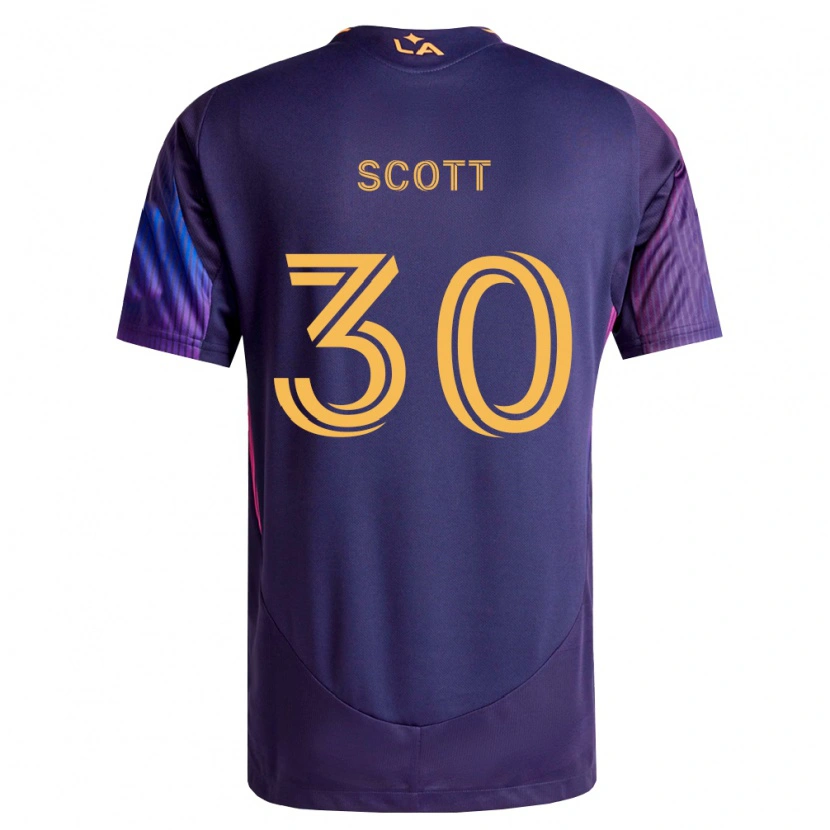 Danxen Homem Camisola Brady Scott #30 Roxo Escuro Amarelo Alternativa 2026/27 Camisa