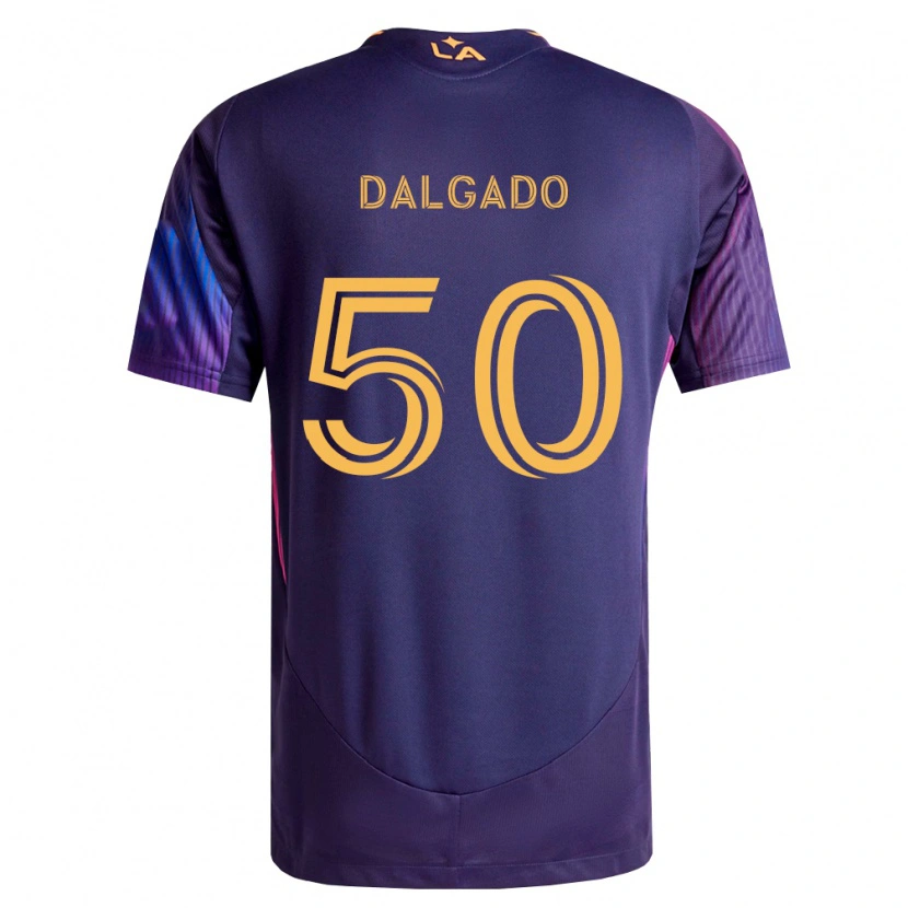 Danxen Homem Camisola Riley Dalgado #50 Roxo Escuro Amarelo Alternativa 2026/27 Camisa