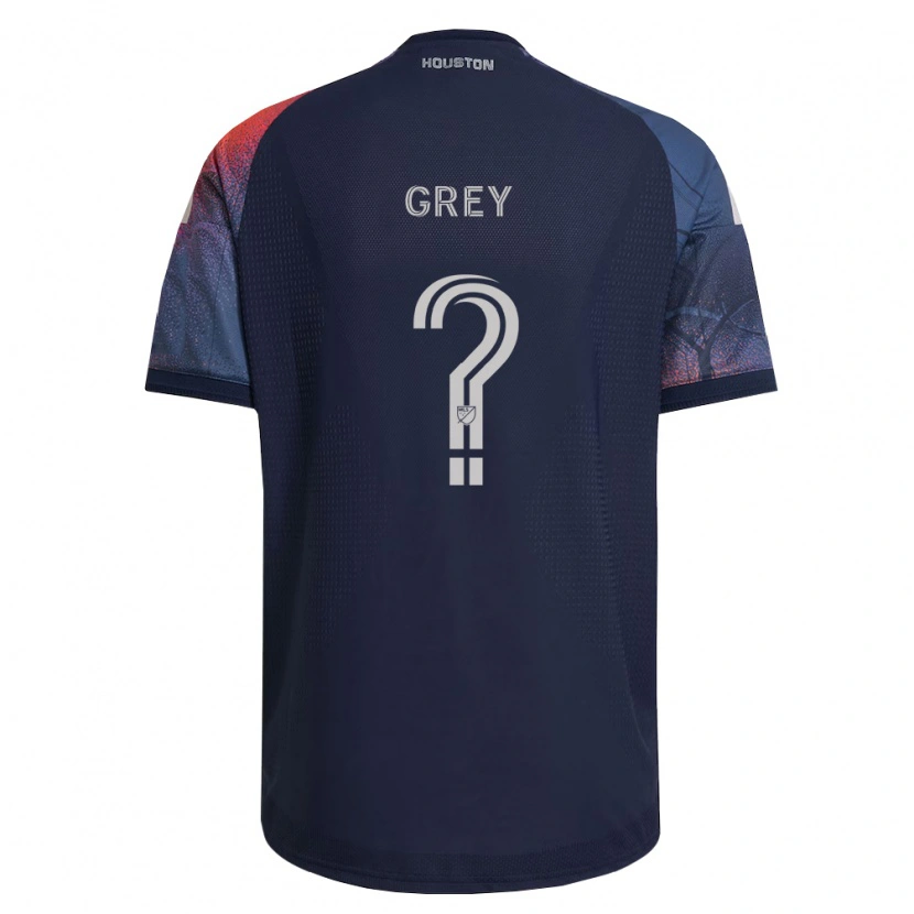 Danxen Homem Camisola Omar Grey #0 Azul Profundo Branco Laranja Alternativa 2026/27 Camisa