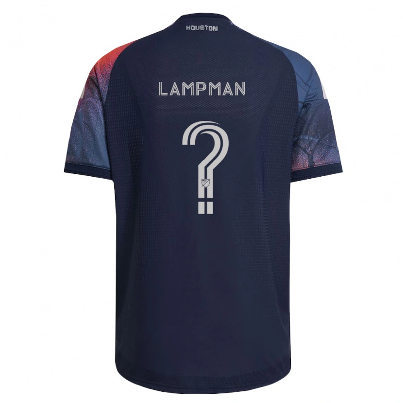 Danxen Homem Camisola Tate Lampman #0 Azul Profundo Branco Laranja Alternativa 2026/27 Camisa