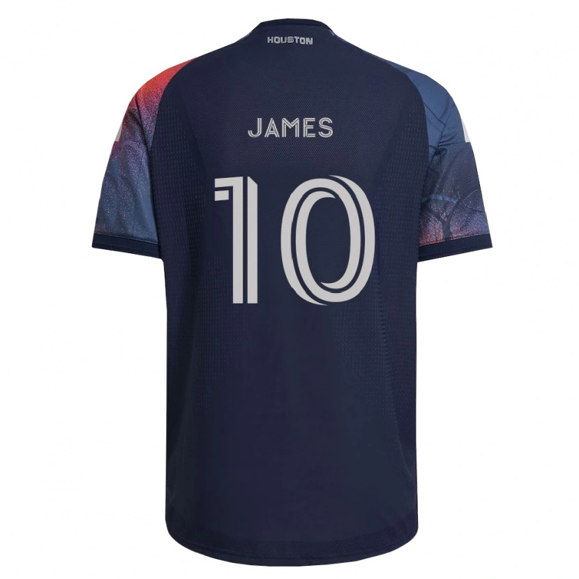 Danxen Homem Camisola Peyton James #10 Azul Profundo Branco Laranja Alternativa 2026/27 Camisa