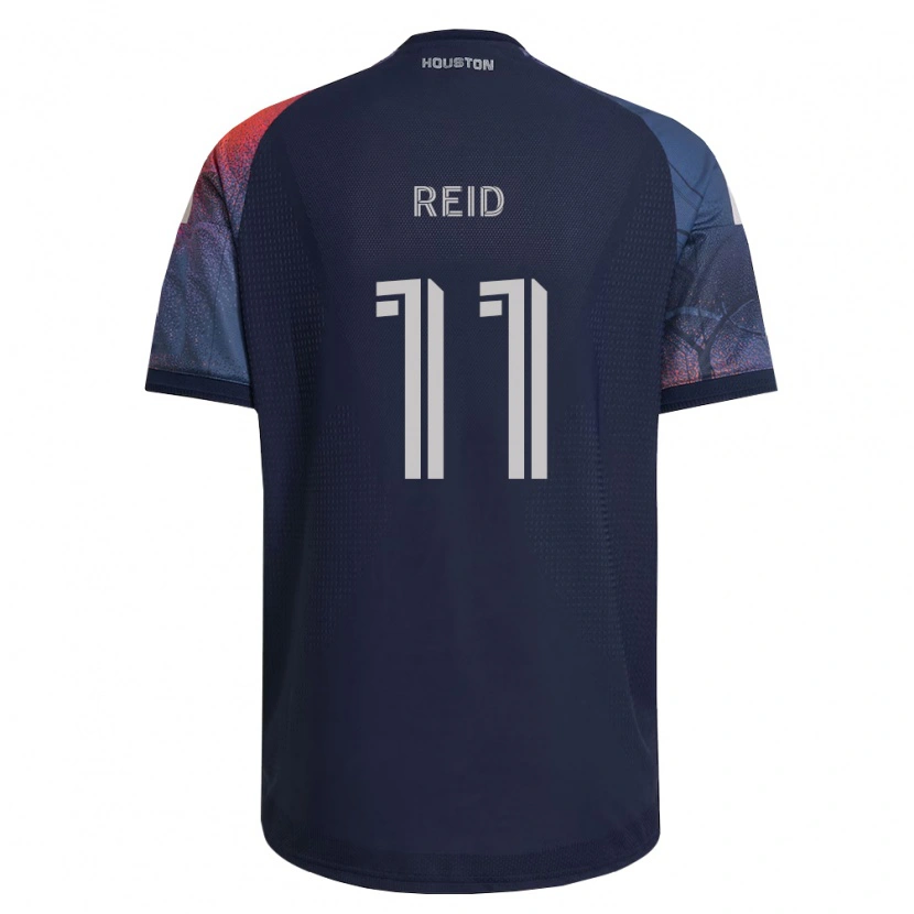 Danxen Homem Camisola Isaiah Reid #11 Azul Profundo Branco Laranja Alternativa 2026/27 Camisa