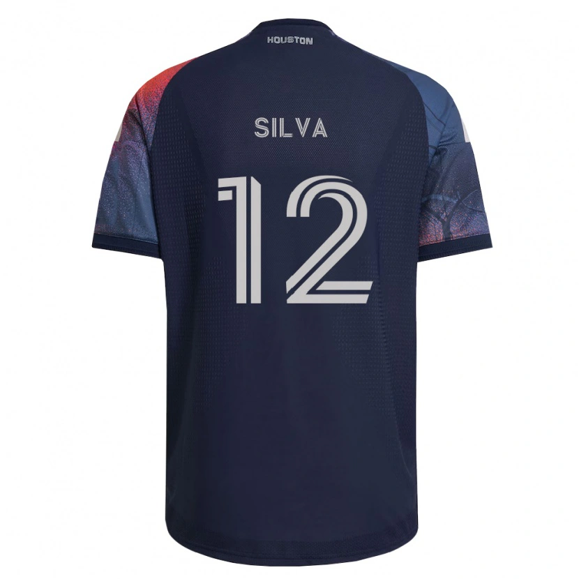 Danxen Homem Camisola Vinicius Silva #12 Azul Profundo Branco Laranja Alternativa 2026/27 Camisa
