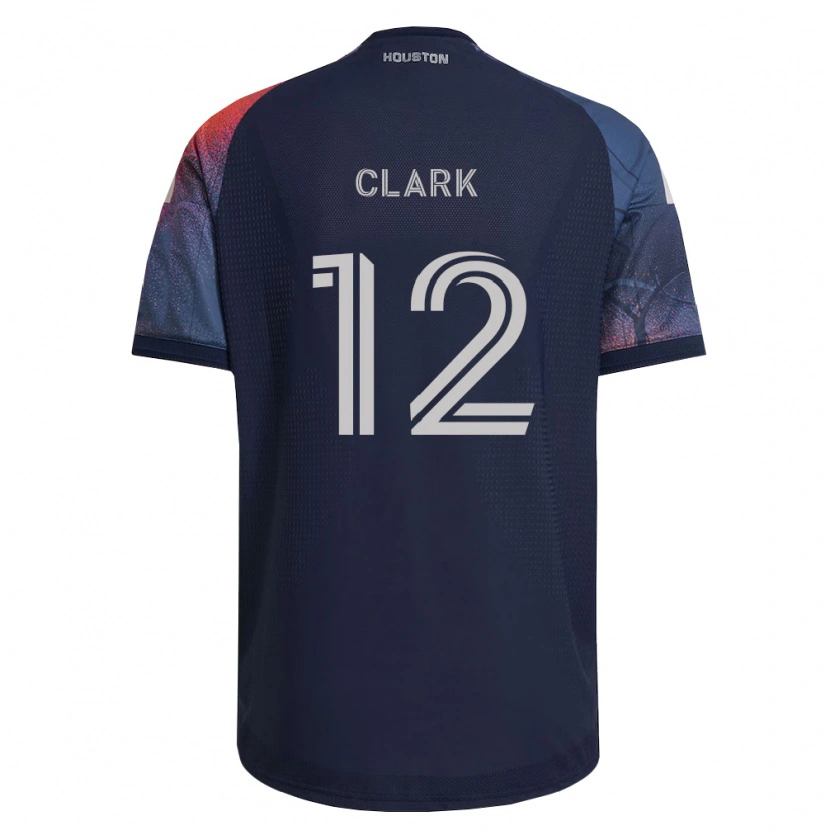 Danxen Homem Camisola Steve Clark #12 Azul Profundo Branco Laranja Alternativa 2026/27 Camisa