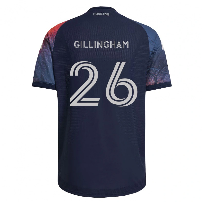 Danxen Homem Camisola Blake Gillingham #26 Azul Profundo Branco Laranja Alternativa 2026/27 Camisa