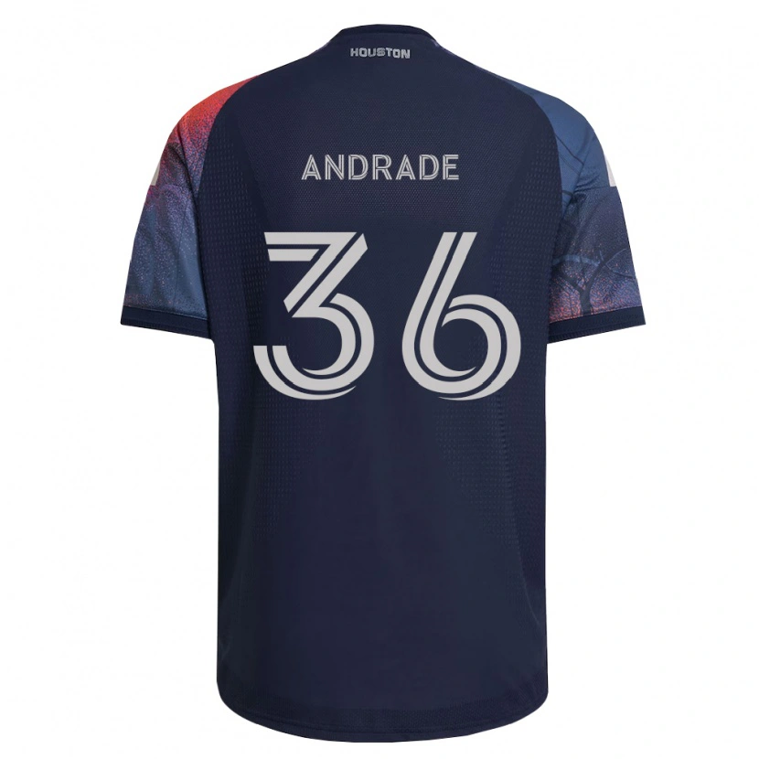 Danxen Homem Camisola Felipe Andrade #36 Azul Profundo Branco Laranja Alternativa 2026/27 Camisa