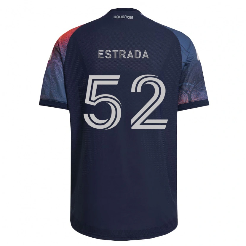 Danxen Homem Camisola Jorge Estrada #52 Azul Profundo Branco Laranja Alternativa 2026/27 Camisa