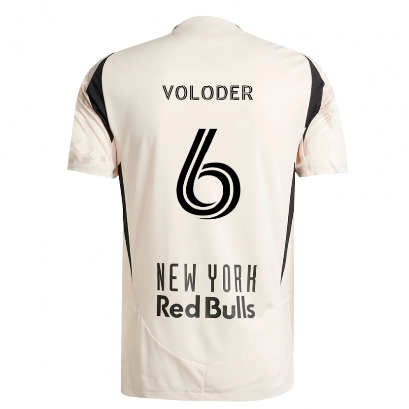 Danxen Homem Camisola Robert Voloder #6 Branco Off-Red Preto Alternativa 2026/27 Camisa