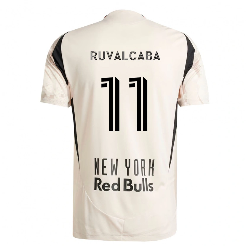 Danxen Homem Camisola Jorge Ruvalcaba #11 Branco Off-Red Preto Alternativa 2026/27 Camisa