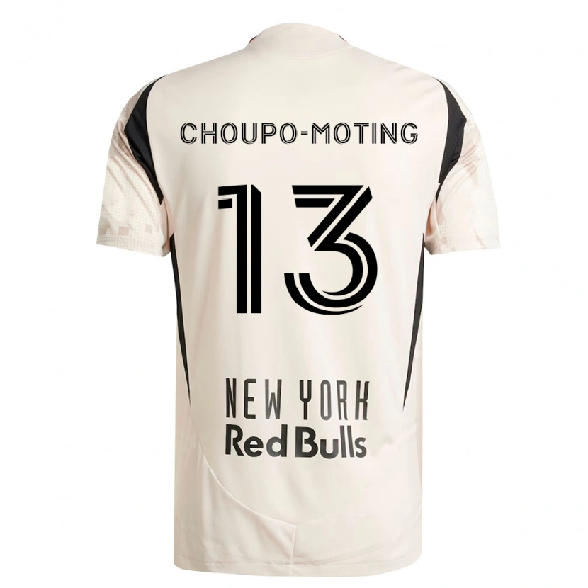 Danxen Homem Camisola Eric-Maxim Choupo-Moting #13 Branco Off-Red Preto Alternativa 2026/27 Camisa