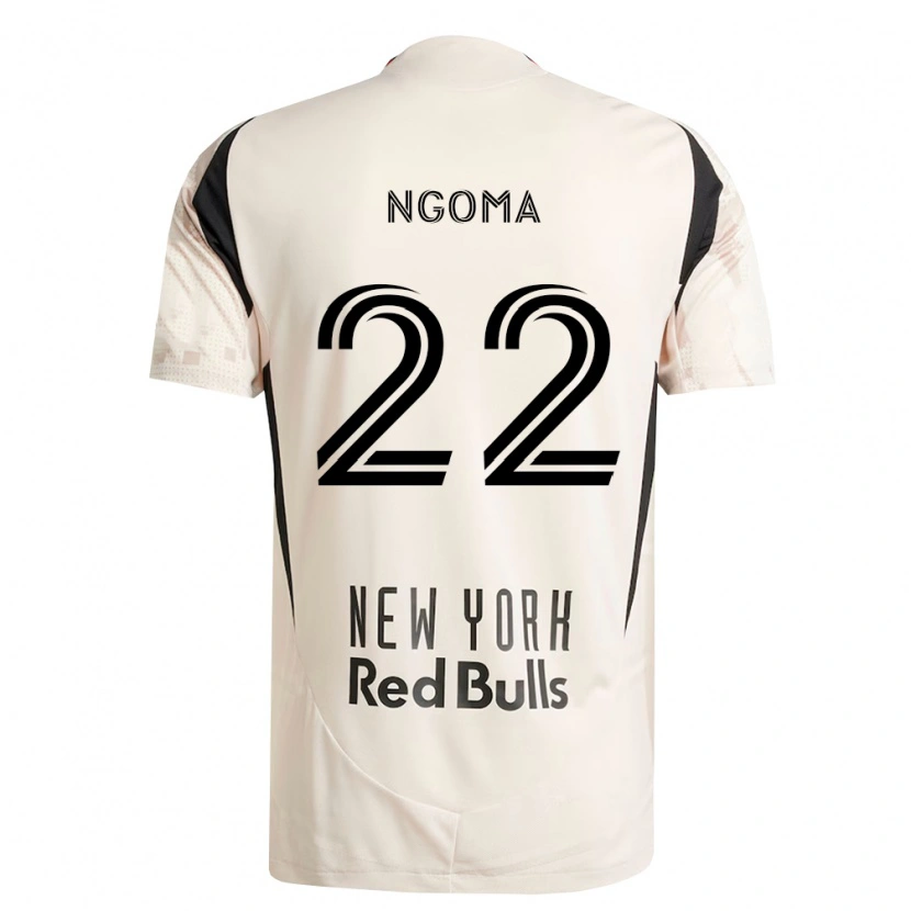 Danxen Homem Camisola Serge Ngoma #22 Branco Off-Red Preto Alternativa 2026/27 Camisa